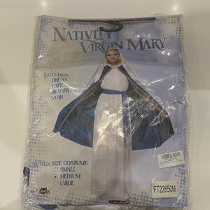 Nativity Virgin Mary Womens Costume size M